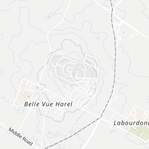Map of Butte aux Papayes