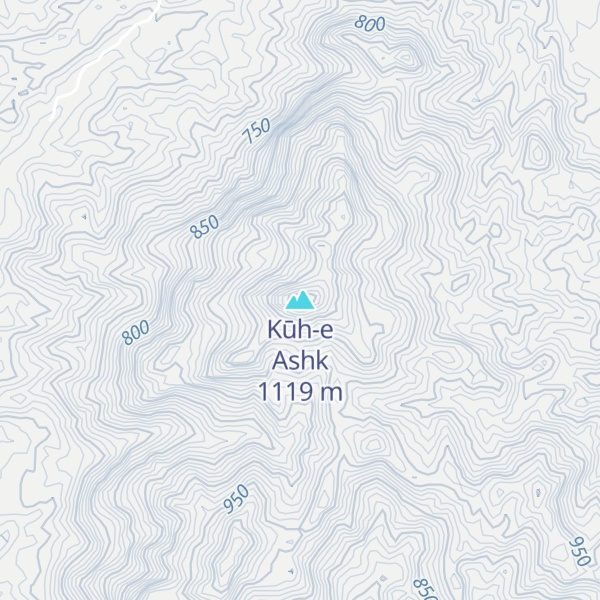 Map of Kūh-e Ashk