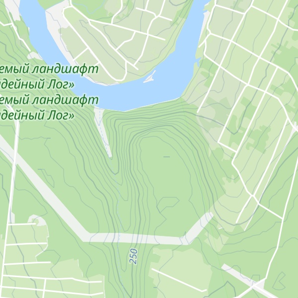 Map of Ladeinaya