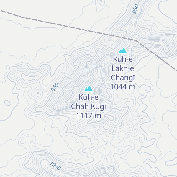 Map of Kūh-e Chāh Kūgī