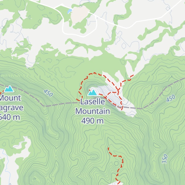 Map of Laselle Mountain