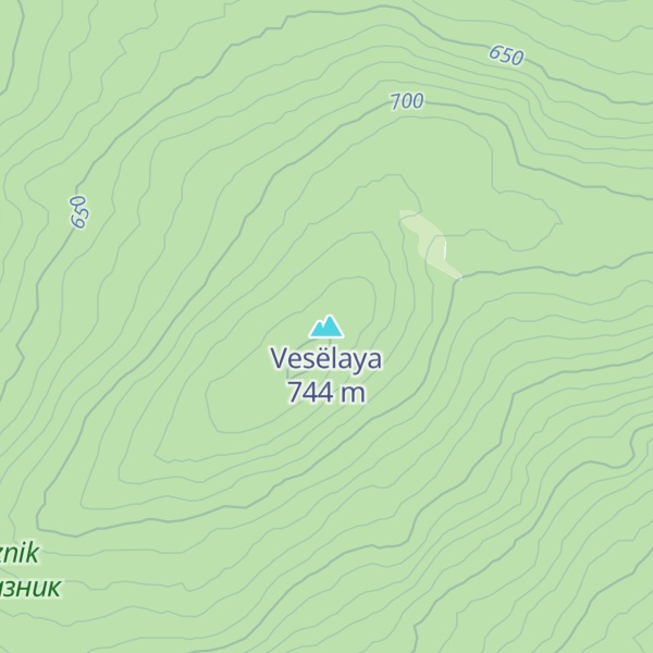 Map of Vesëlaya