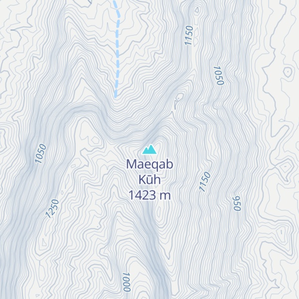Map of Maeqab Kūh