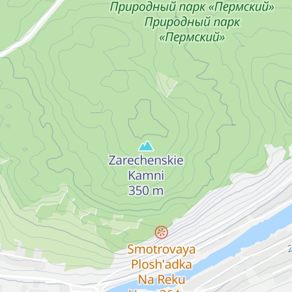 Map of Zarechenskie Kamni