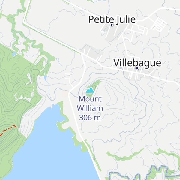 Map of Mount William