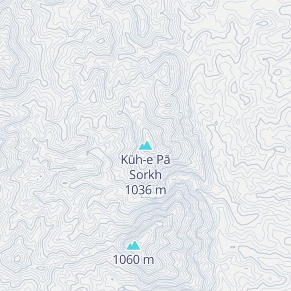 Map of Kūh-e Pā Sorkh