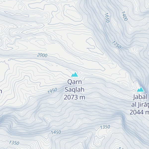 Map of Qarn Saqlah