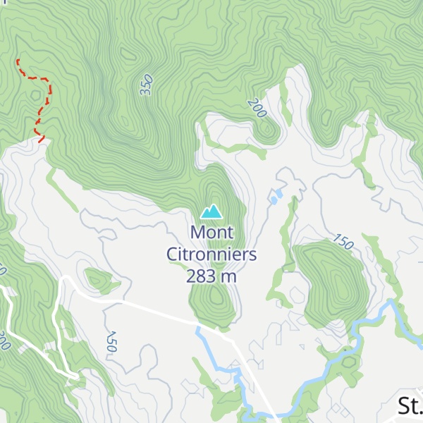Map of Mont Citronniers