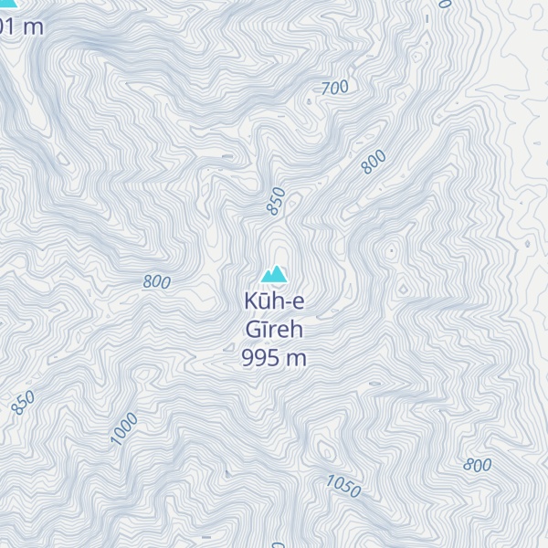 Map of Kūh-e Gīreh
