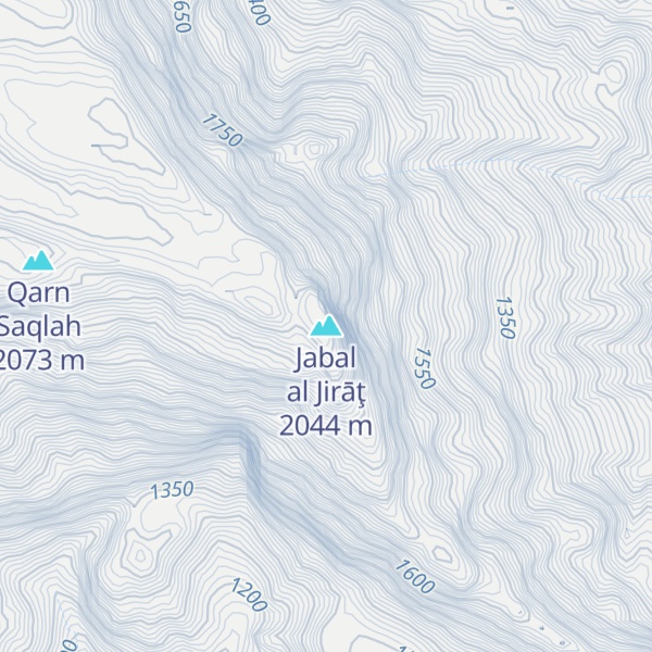 Map of Jabal al Jirāţ