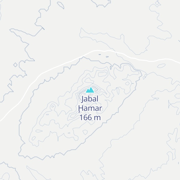 Map of Jabal Ḩamar