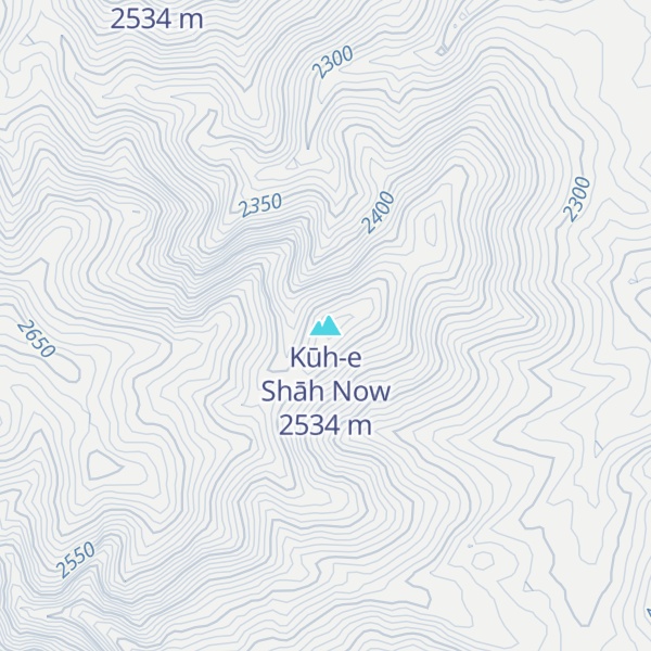 Map of Kūh-e Shāh Now