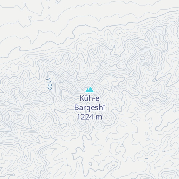 Map of Kūh-e Barqeshī