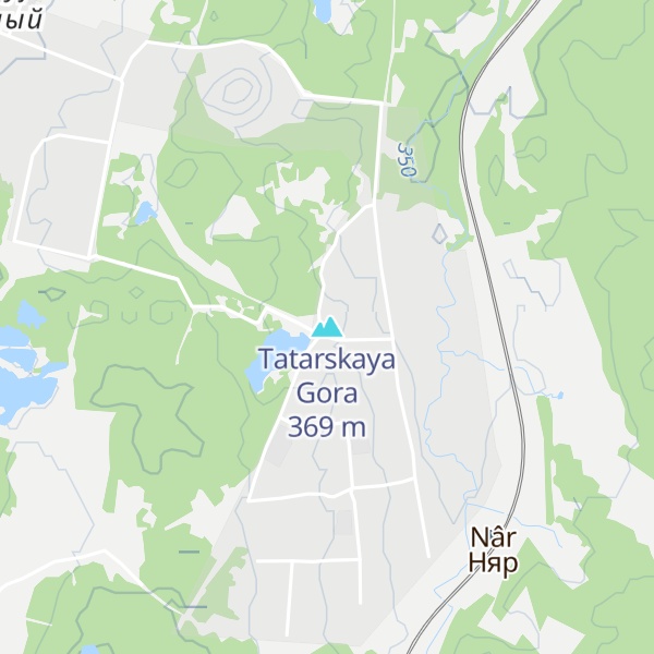 Map of Tatarskaya Gora