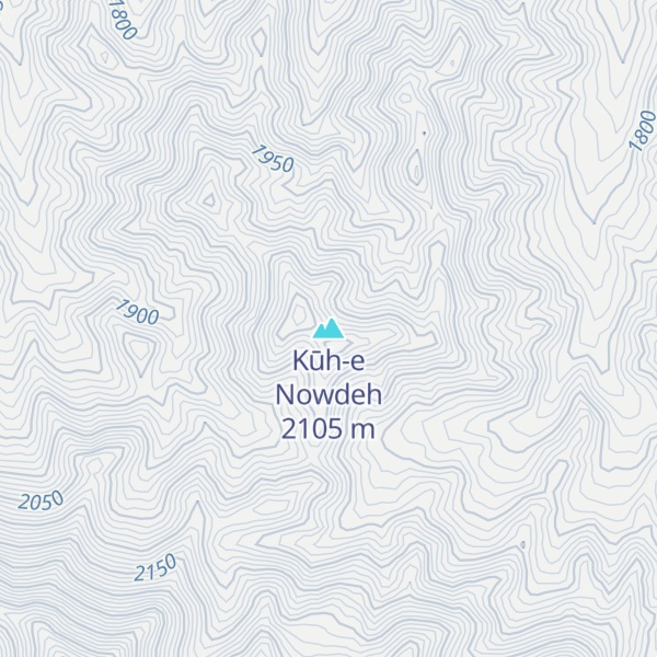 Map of Kūh-e Nowdeh
