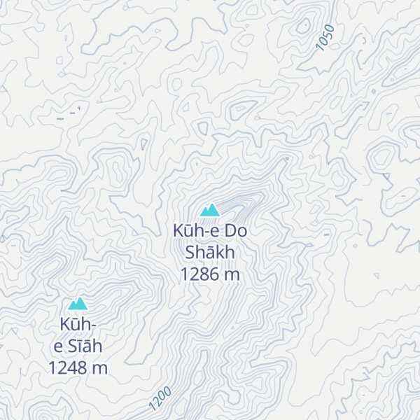 Map of Kūh-e Do Shākh