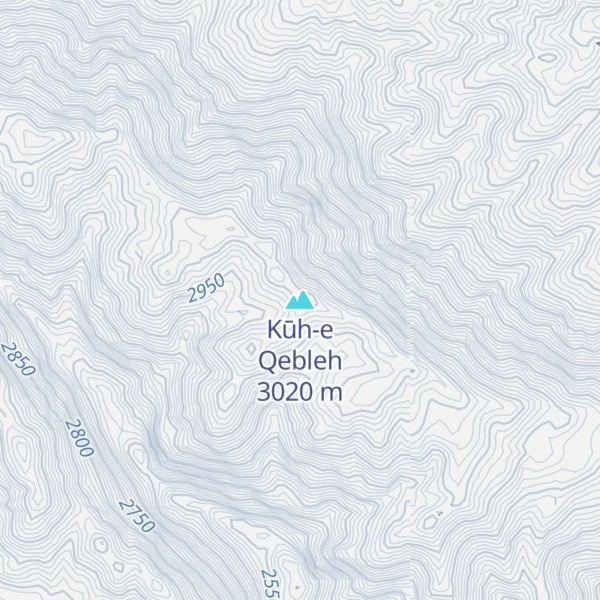 Map of Kūh-e Qebleh