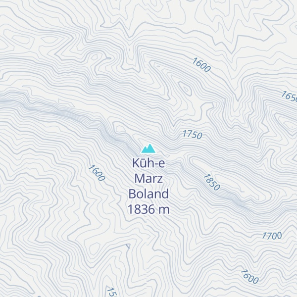 Map of Kūh-e Marz Boland