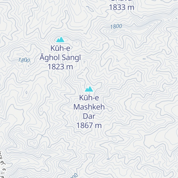 Map of Kūh-e Mashkeh Dar