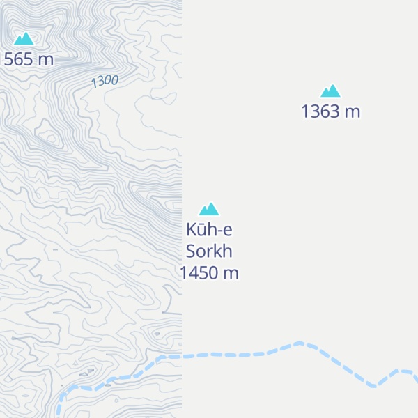Map of Kūh-e Sorkh