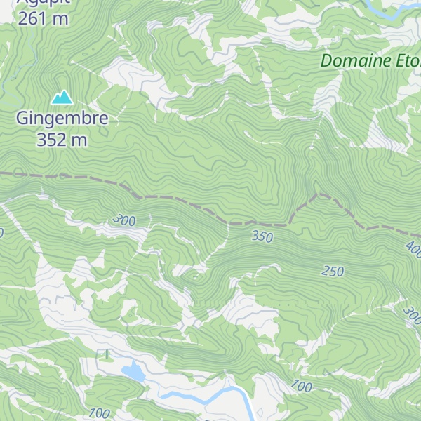 Map of Pic Grand Fond