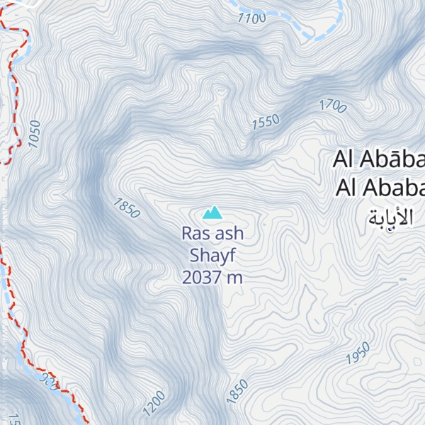 Map of Ras ash Shayf