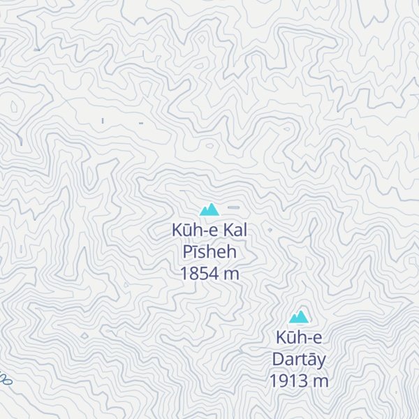 Map of Kūh-e Kal Pīsheh