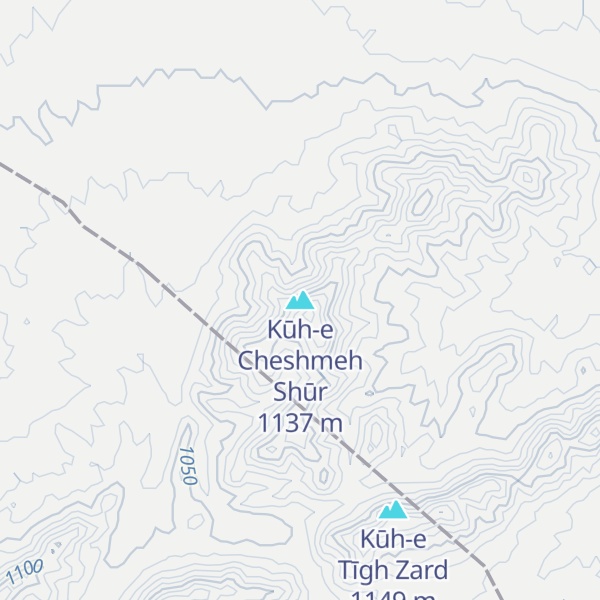 Map of Kūh-e Cheshmeh Shūr