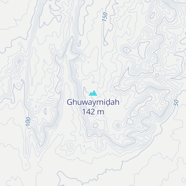 Map of Ghuwaymiḑah