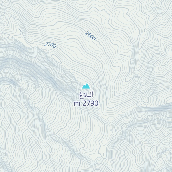 Map of آلبلاغ