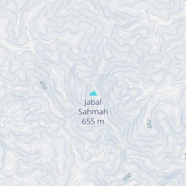 Map of Jabal Sahmah