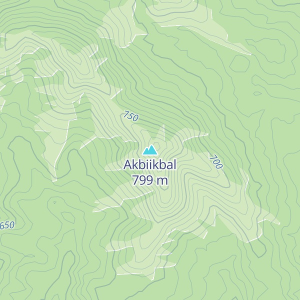 Map of Akbiikbal