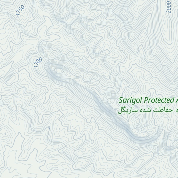 Map of Kūh-e Qezel Qabā