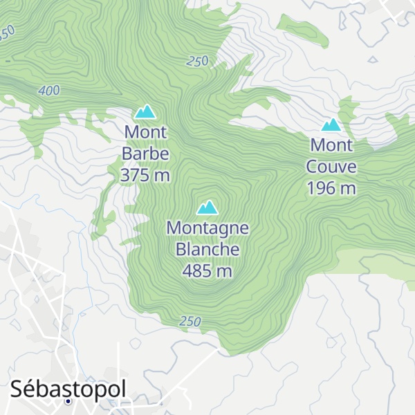 Map of Montagne Blanche