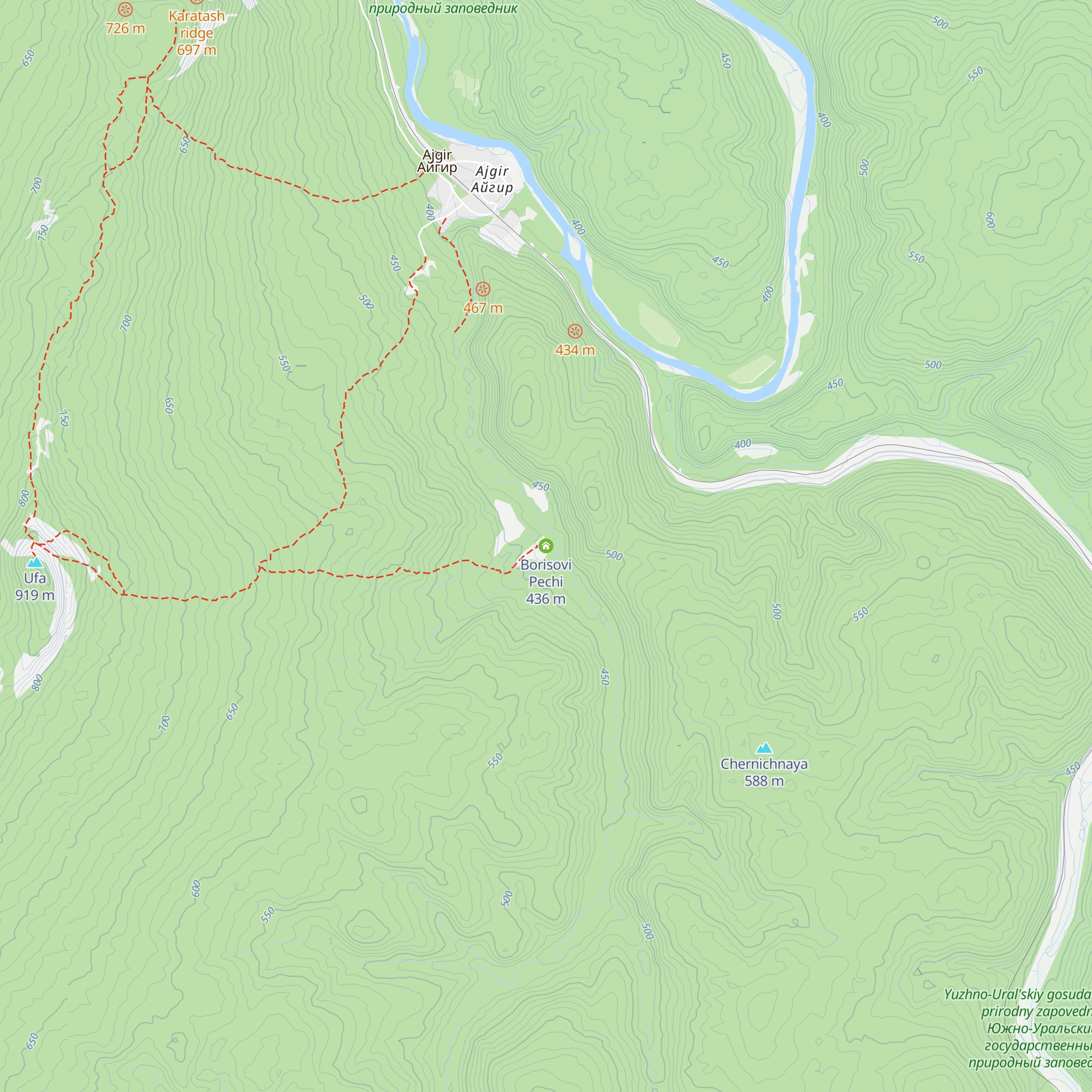 Borisovi Pechi map