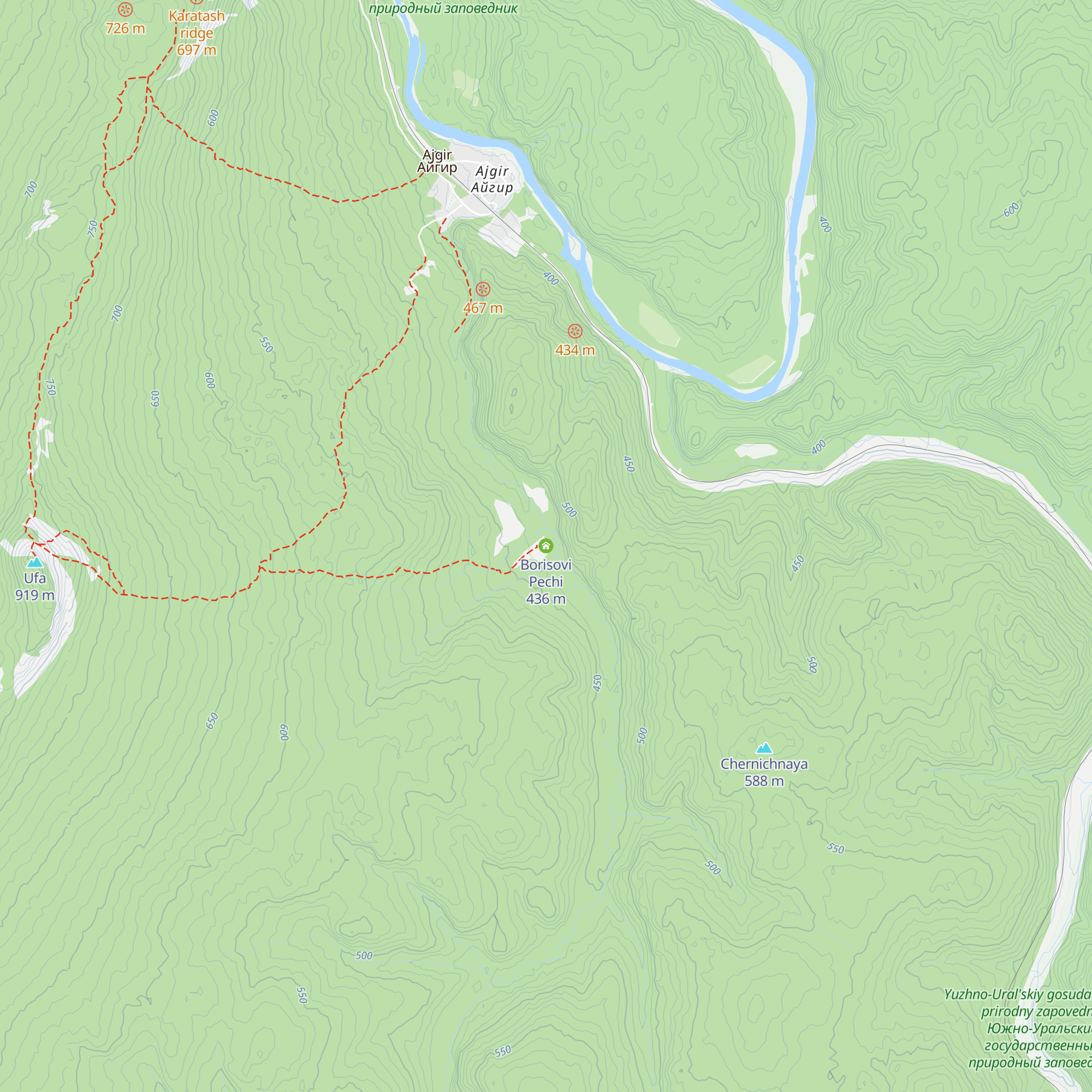 Borisovi Pechi map