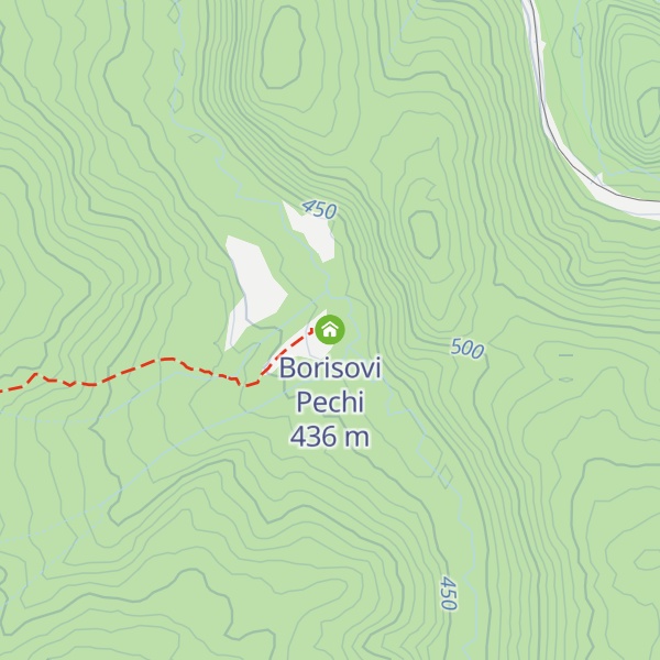 Map of Borisovi Pechi