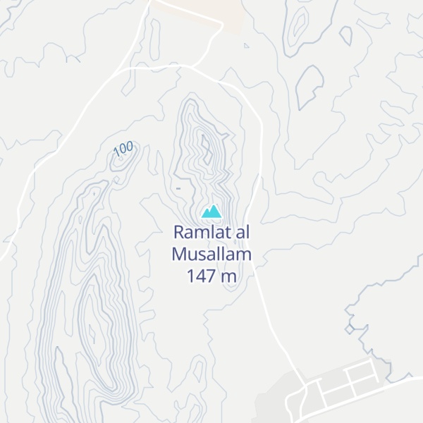 Map of Ramlat al Musallam