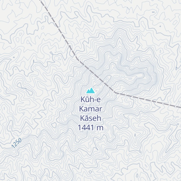 Map of Kūh-e Kamar Kāseh