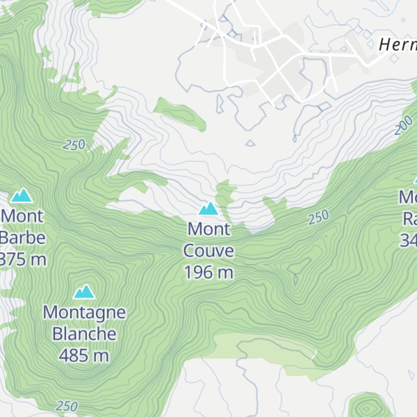 Map of Mont Couve