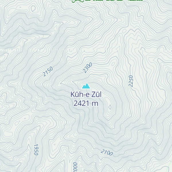 Map of Kūh-e Zūl