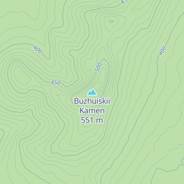 Map of Buzhuiskii Kamen