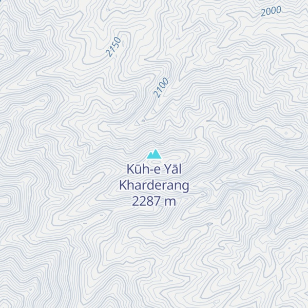 Map of Kūh-e Yāl Kharderang