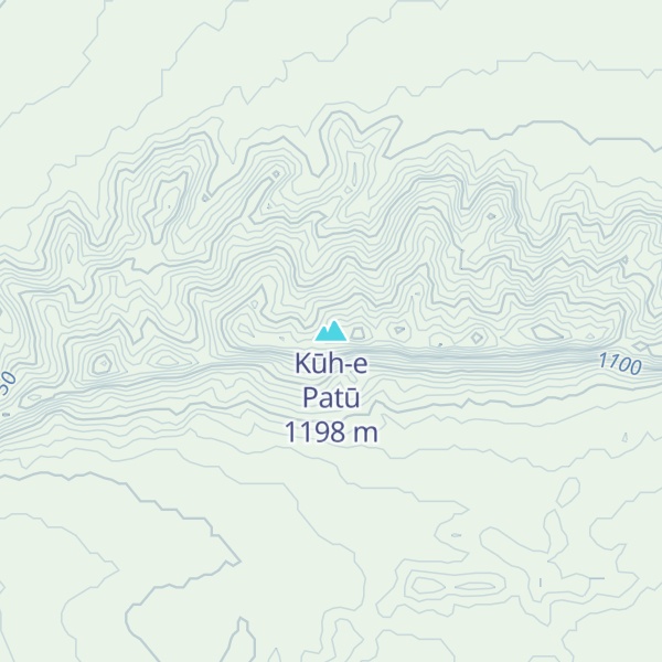 Map of Kūh-e Patū