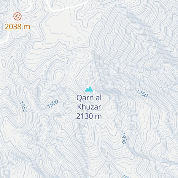 Map of Qarn al Khuzar