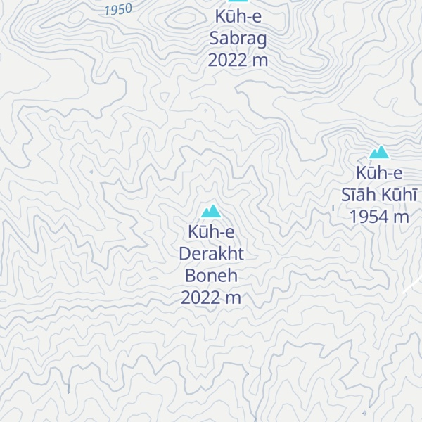 Map of Kūh-e Derakht Boneh