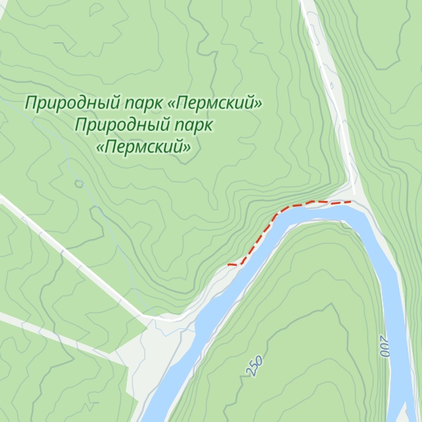 Map of Skala Peschanii Kamen