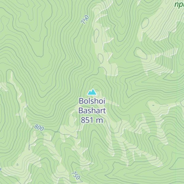 Map of Bolshoi Bashart