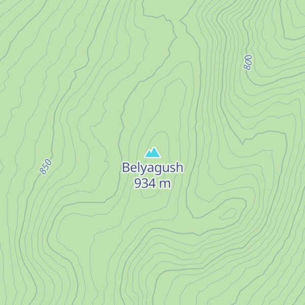 Map of Belyagush