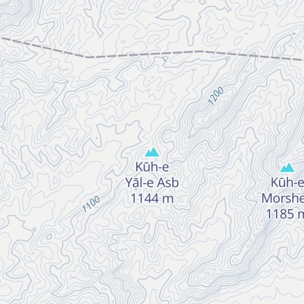 Map of Kūh-e Yāl-e Asb